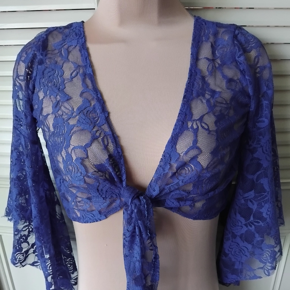 Lace coverup